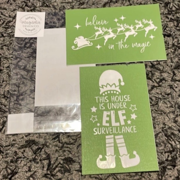 Magnolia Design Co Elf Surveillance Stencil - Picture 1 of 1